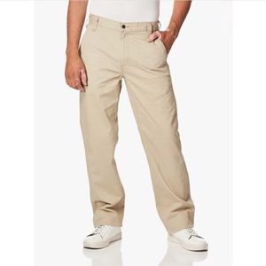 Carhartt Relaxed Fit Twill 5 Pocket Washed Khaki Work Pants Size 36x34